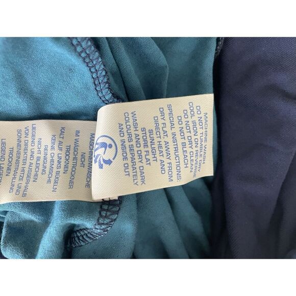 Boden size 8 Blue Floral Pant Jumpsuit Romper Wide Leg Maxi Pants Stretch - Picture 12 of 12